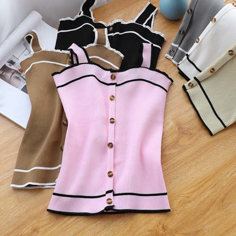 Street Fashion Style Youtube - Mới Đan Bể Nút Áo Crop