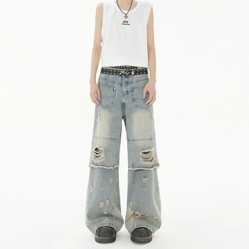 Street Fashion Style Youtube - Men's Straight Tube Loose Fashionable Casual