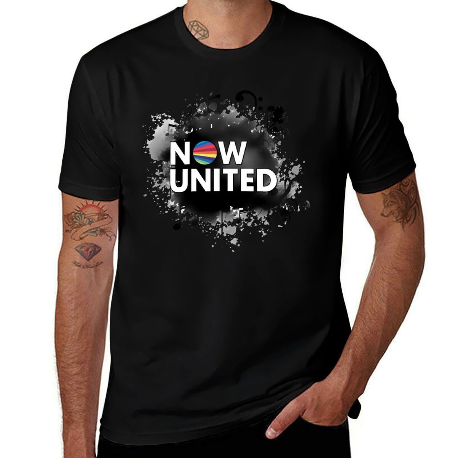 Street Fashion Now - NOW UNITED - MUSICAL NOTES T-Shirt