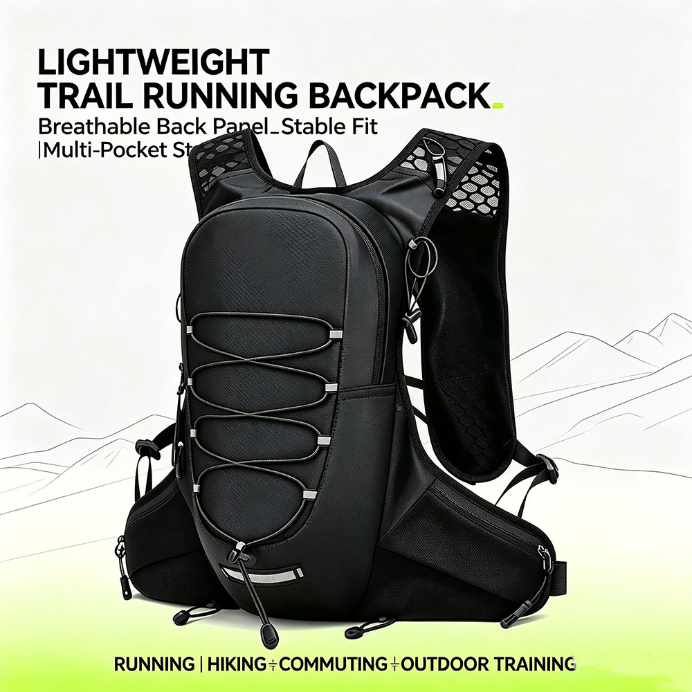 Hydration Running Backpack Lig - đánh giá và giá Reflective Jacket Running