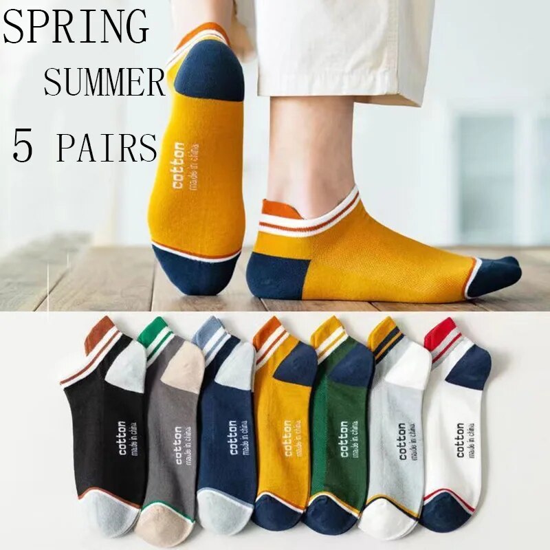 5 Pairs Man Short Socks Fashio - đánh giá và giá Street Fashion Style Youtube