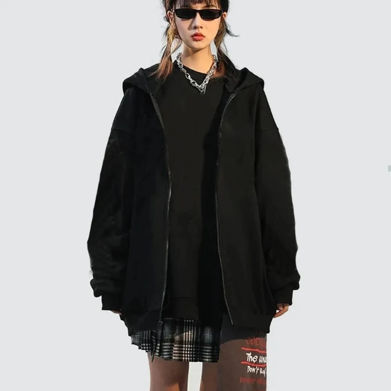 High Street Hoodie Men Solid C - đánh giá và giá Street Fashion Zip Up Hoodie