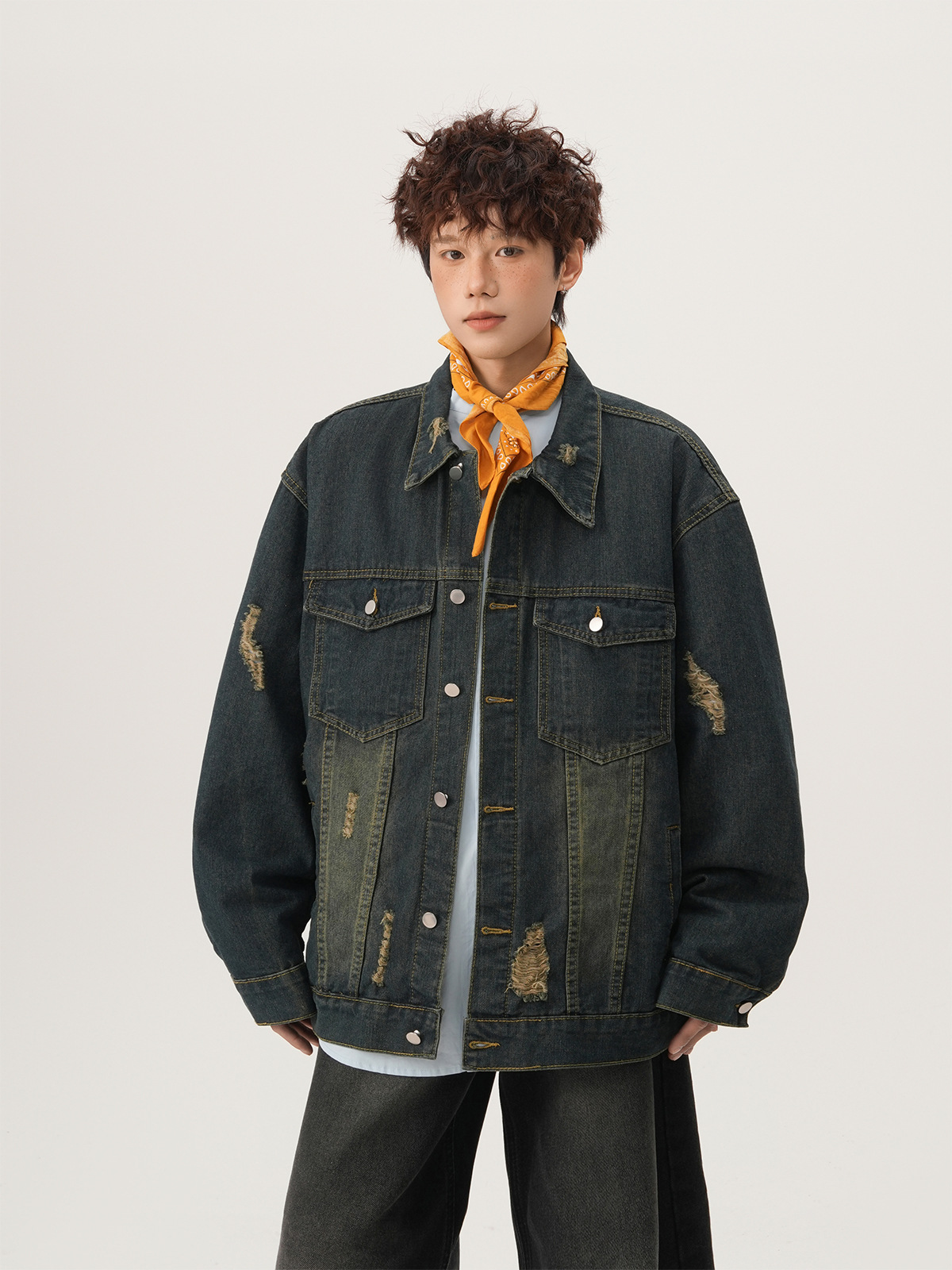 American High Street Ripped De - đánh giá và giá Street Fashion Vintage