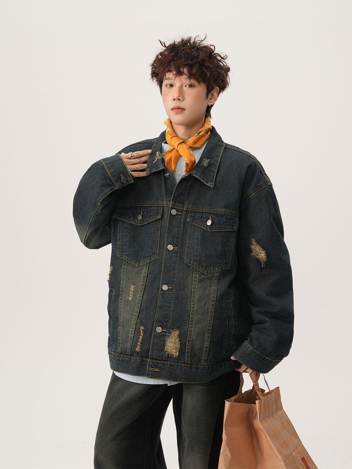 American High Street Ripped De - đánh giá và giá Street Fashion Vintage