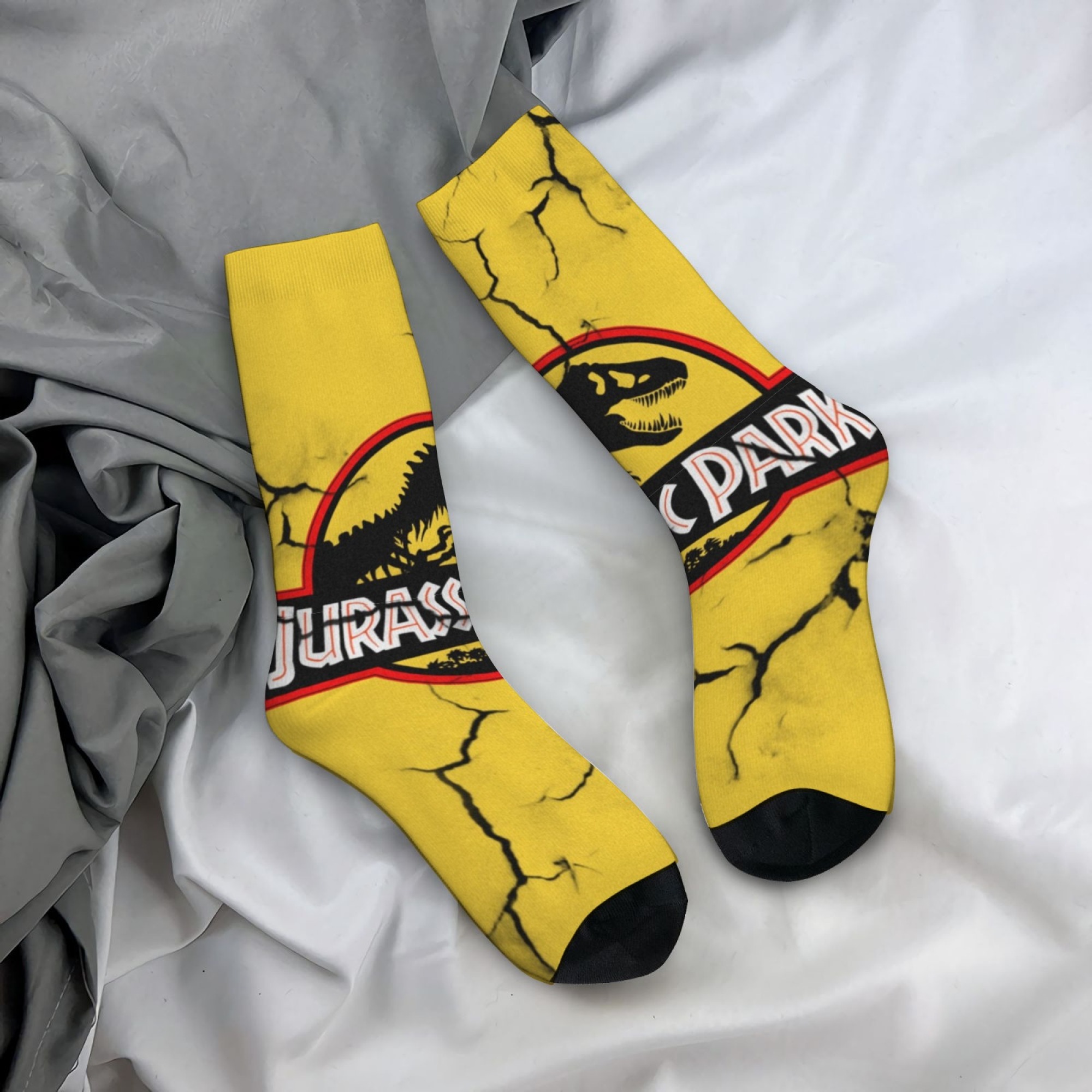 Jurassic Park Dinosaur Socks R - đánh giá và giá Street Fashion Style Youtube