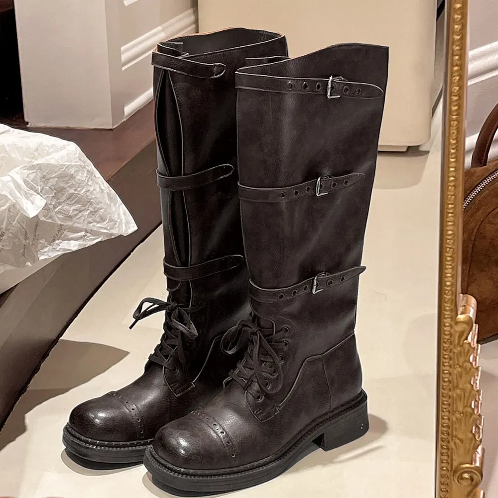 Women's Knee High Boots Vintag - đánh giá và giá Street Fashion Vintage