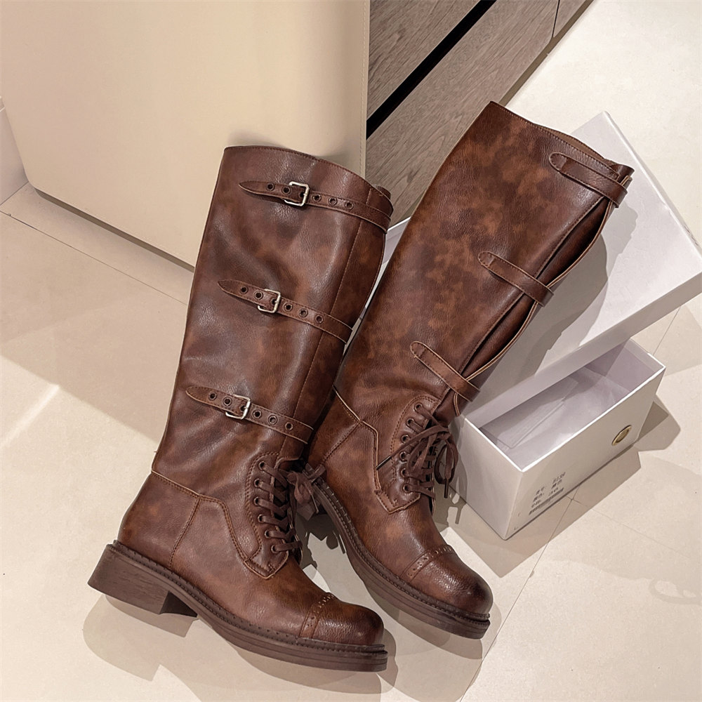 Women's Knee High Boots Vintag - đánh giá và giá Street Fashion Vintage