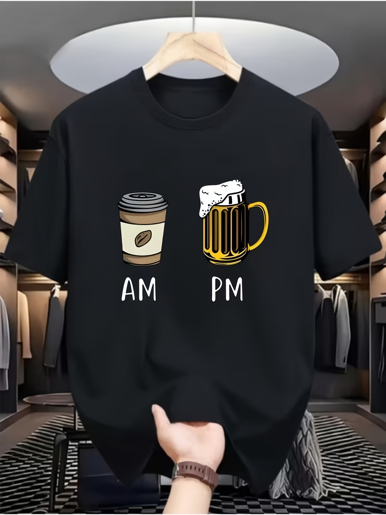 [Casual Digital Print T-Shirt] - đánh giá và giá Street Fashion Vibes