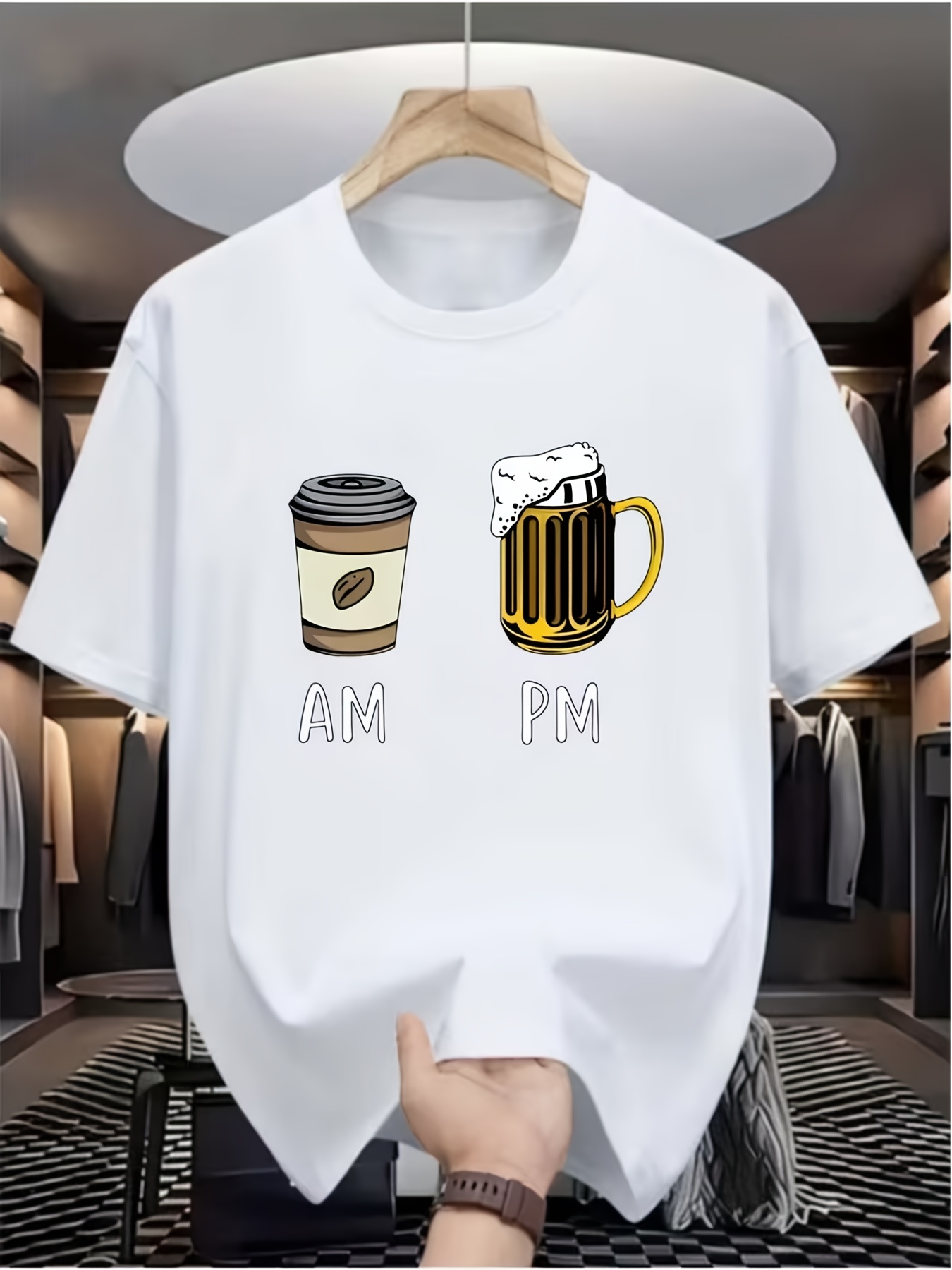 [Casual Digital Print T-Shirt] - đánh giá và giá Street Fashion Vibes
