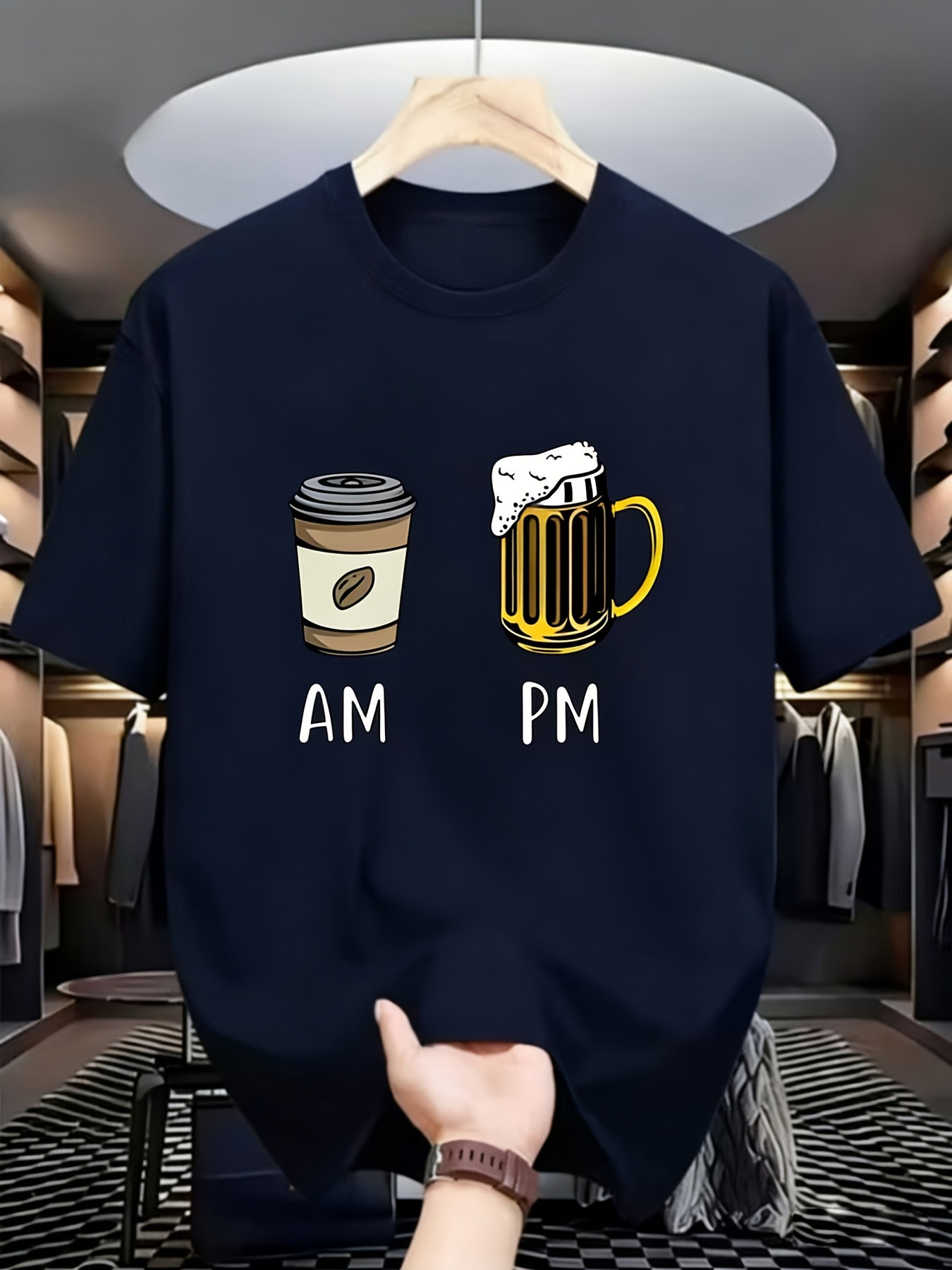 [Casual Digital Print T-Shirt] - đánh giá và giá Street Fashion Vibes