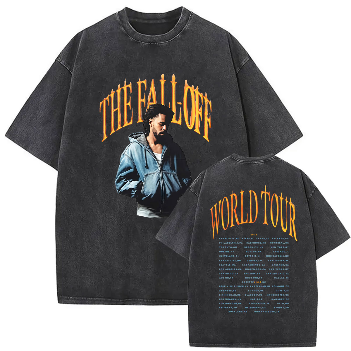 Rapper J.Cole The Fall Off Wor - đánh giá và giá Street Fashion Vintage