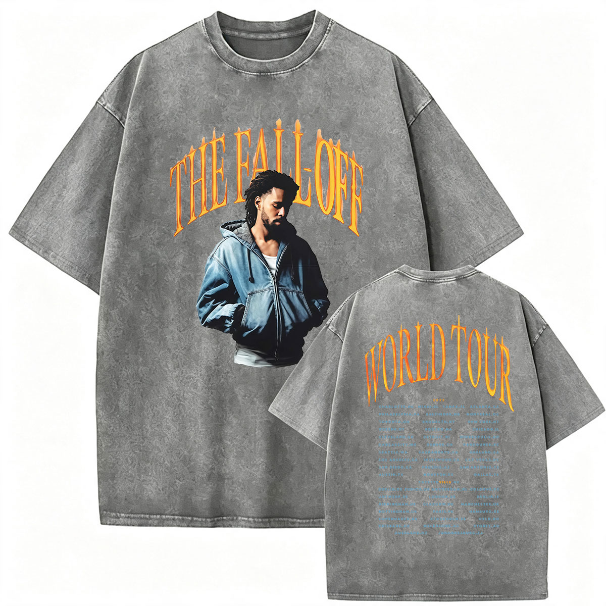 Rapper J.Cole The Fall Off Wor - đánh giá và giá Street Fashion Vintage