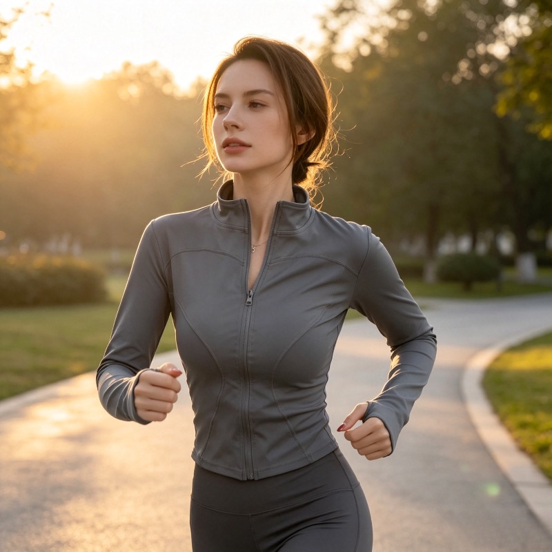 Women Slim Fit Yoga Jacket Tig - đánh giá và giá Reflective Jacket Running