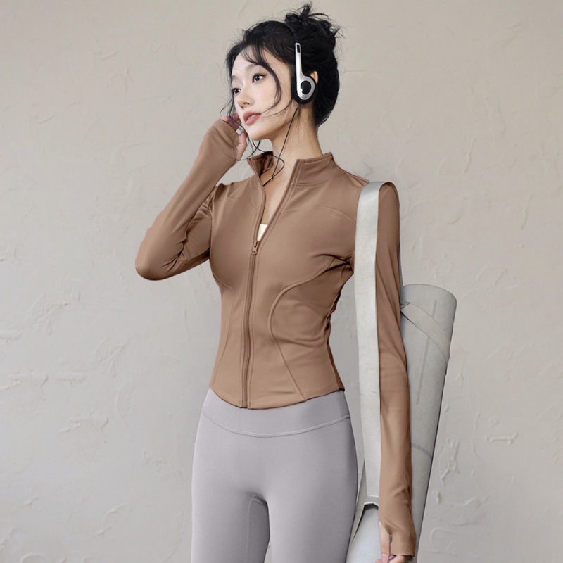 Women Slim Fit Yoga Jacket Tig - đánh giá và giá Reflective Jacket Running
