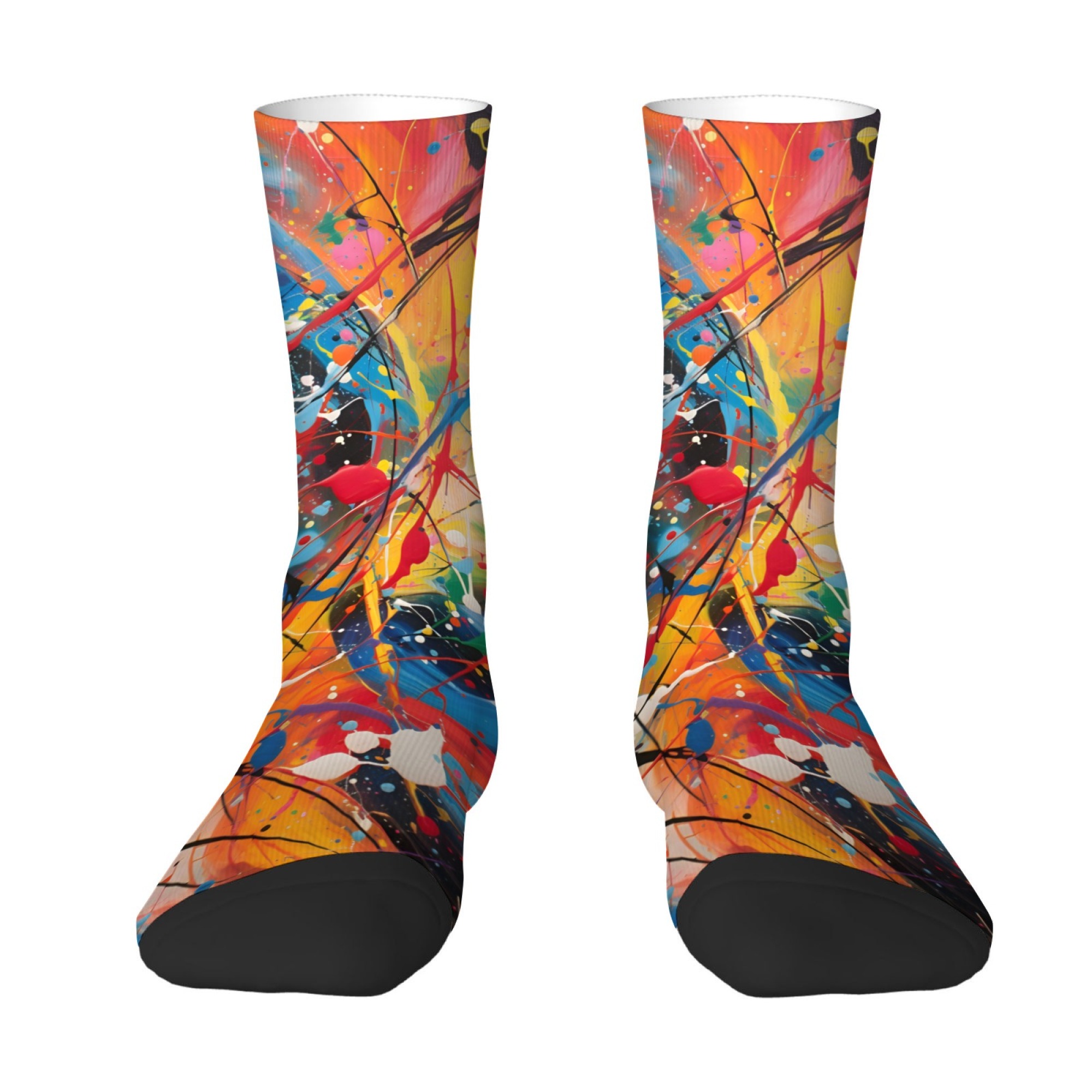 Ink Splatter Socks Non-slip El - đánh giá và giá Street Fashion Style Youtube