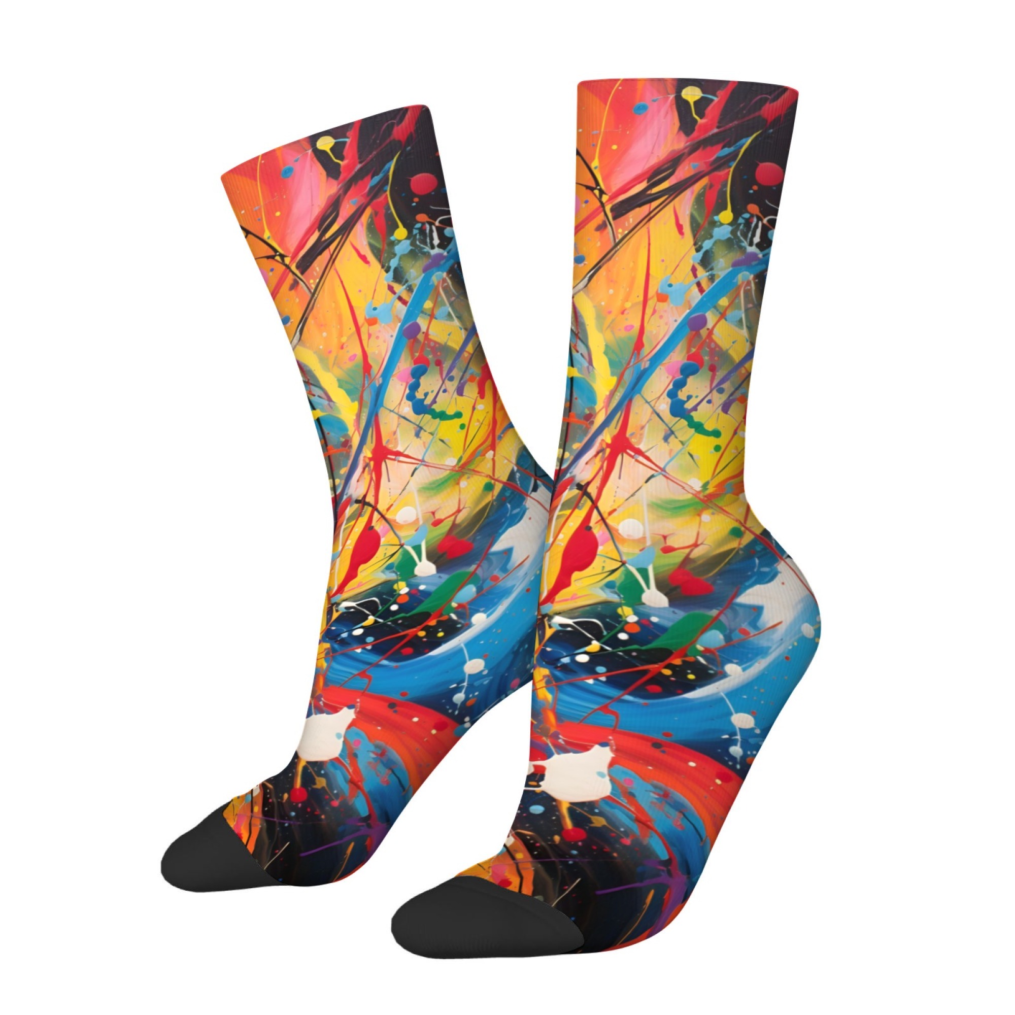 Ink Splatter Socks Non-slip El - đánh giá và giá Street Fashion Style Youtube