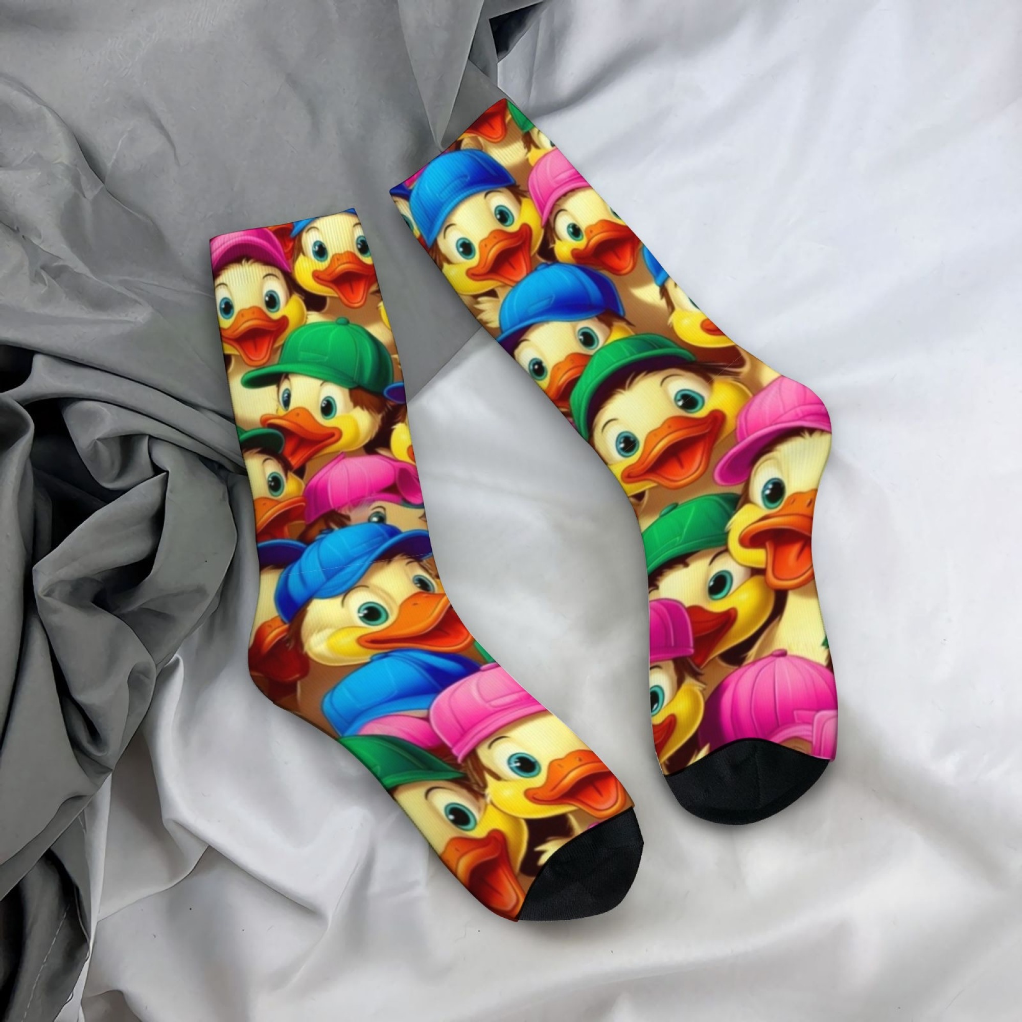 Happy Rubber Duck Socks Novelt - đánh giá và giá Street Fashion Style Youtube
