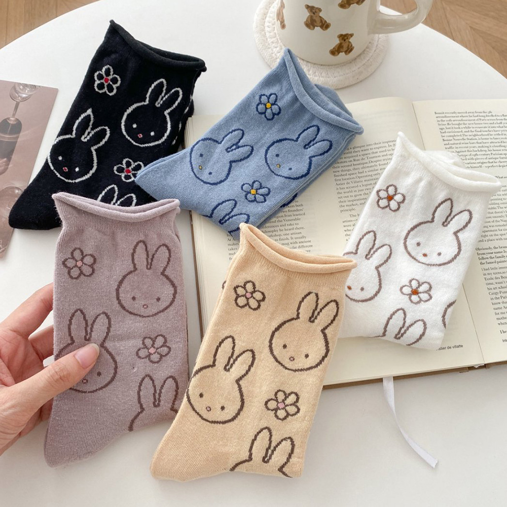 5 Pair Cute Funny Cartoon Rabb - đánh giá và giá Street Fashion Style Youtube